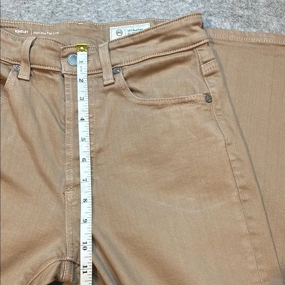 AG Kinsley High Rise Pop Crop Jeans – Size 26 | Light Brown 👖 - Picture 14 of 14